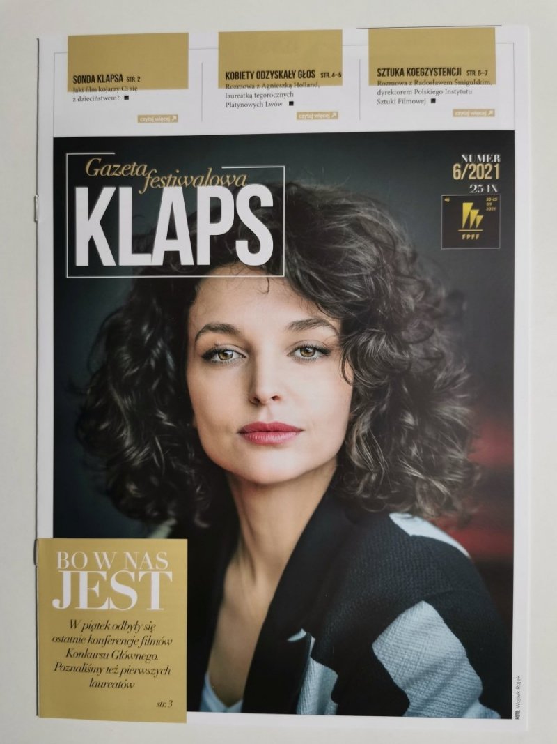 GAZETA FESTIWALOWA KLAPS NR 6/2021 25 IX