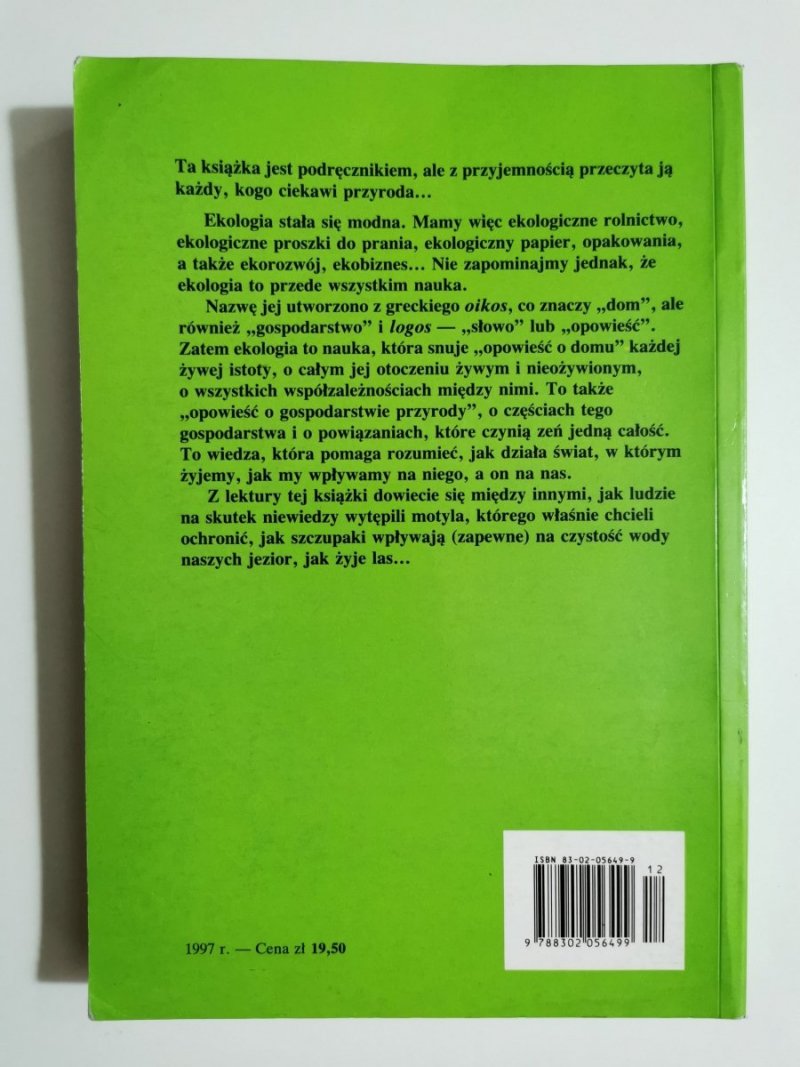 EKOLOGIA ŚRODOWISKO PRZYRODA - Tomasz Umiński 1996