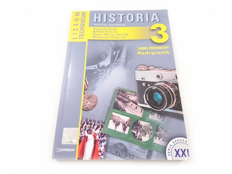 HISTORIA. ZAKRES PODSTAWOWY PODRĘCZNIK KLASA 3 
