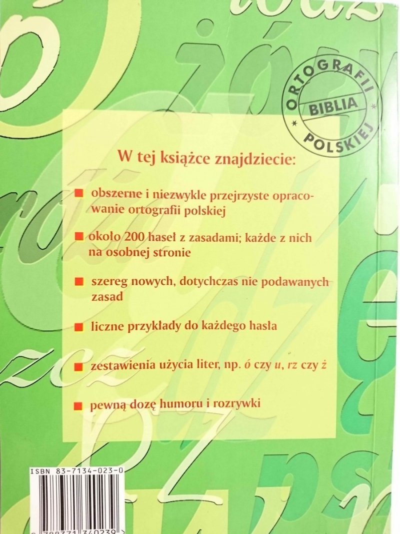 ORTOGRAFIA CO DO GŁOWY TRAFIA - Anna i Józef Częścikowie 2002