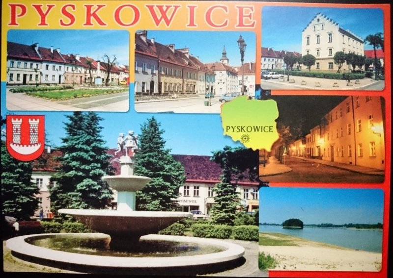PYSKOWICE. FRAGMENTY RYNKU. RATUSZ Z 1822 r. FOT. PIETRUSZKA