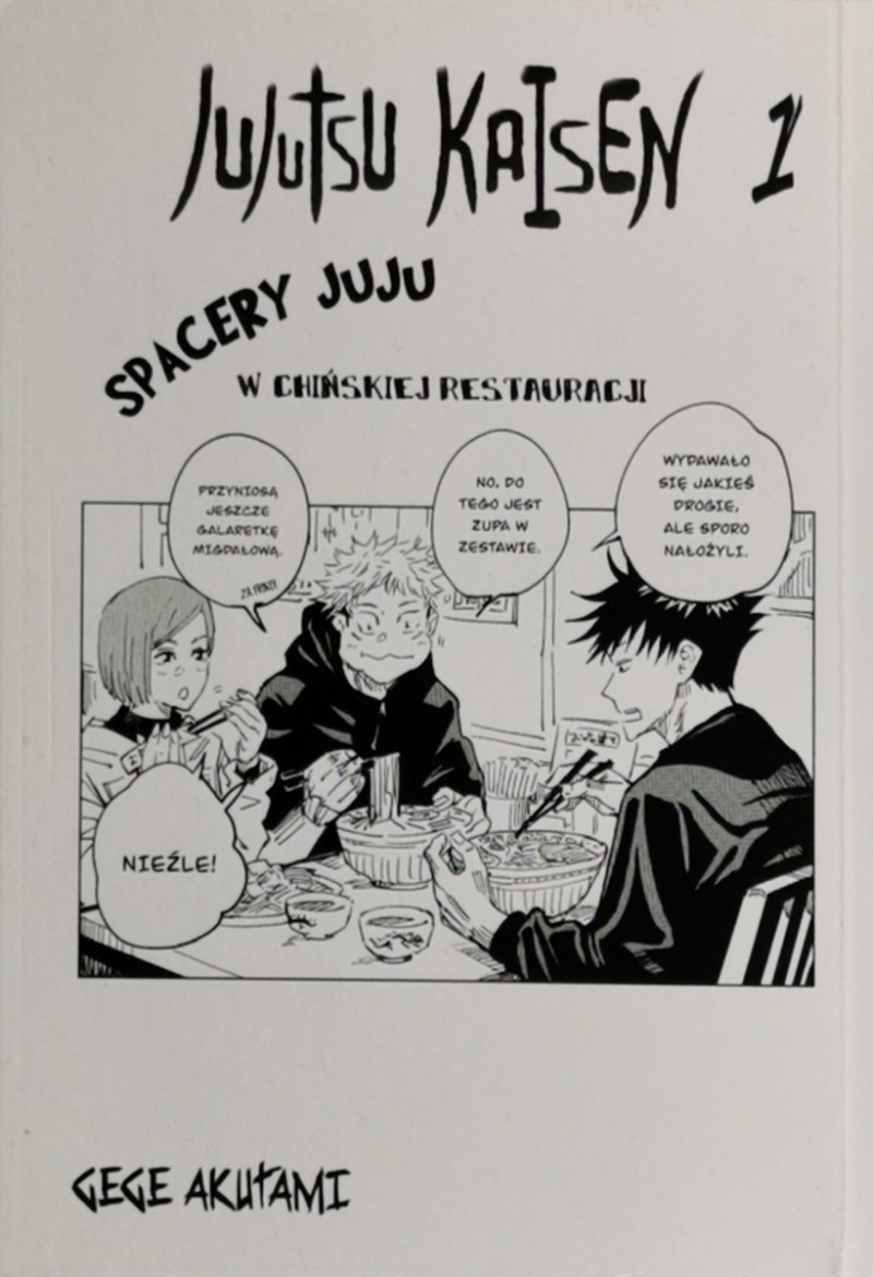 JUJUTSU KAISEN 1 - Gege Akutami