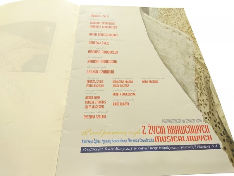Z ŻYCIA KRAWCOWYCH MUSICALOWYCH 1998