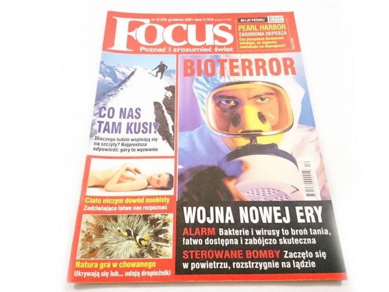 FOCUS NR 12 (75) GRUDZIEŃ 2001 BIOTERROR