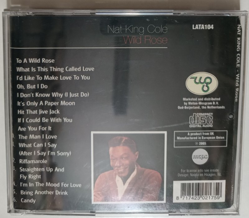 CD. NAT KING COLE. WILD ROSE