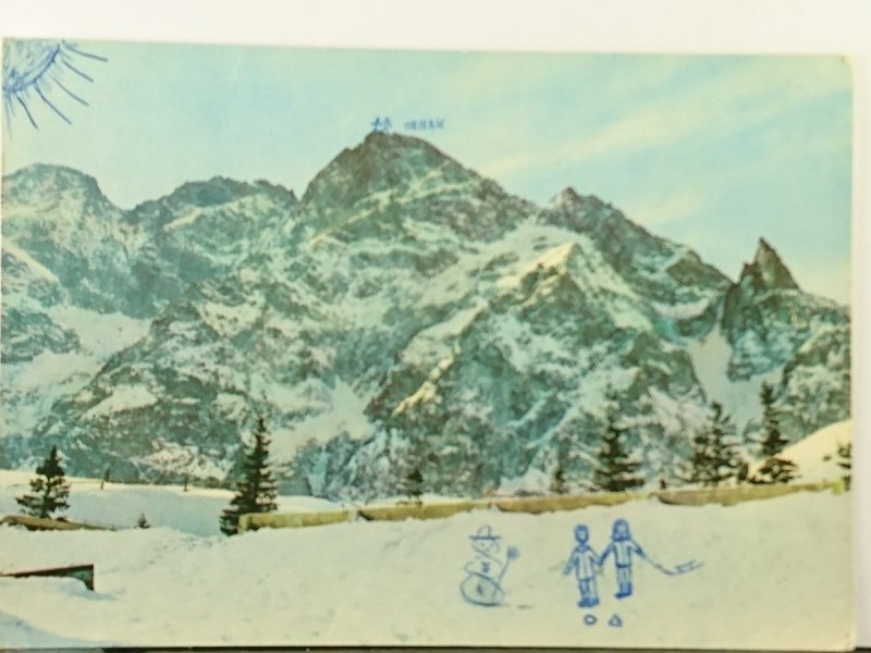 WIDOK Z MORSKIEGO OKA NA TATRY WYSOKIE