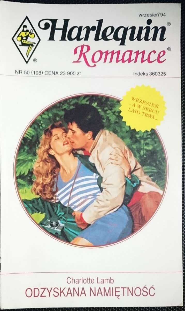 ODZYSKANA NAMIĘTNOŚĆ - Charlotte Lamb 1994