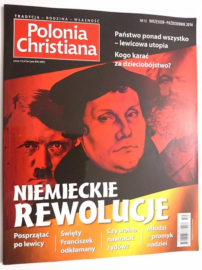 POLONIA CHRISTIANA NR 52 WRZESIEŃ-PAŹDZIERNIK 2016