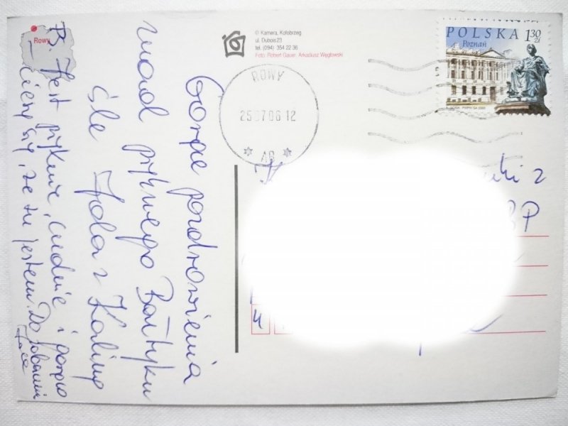 ROWY. POZDROWIENIA ZNAD MORZA FOT. R. GAUER, A. WĘGŁOWSKI