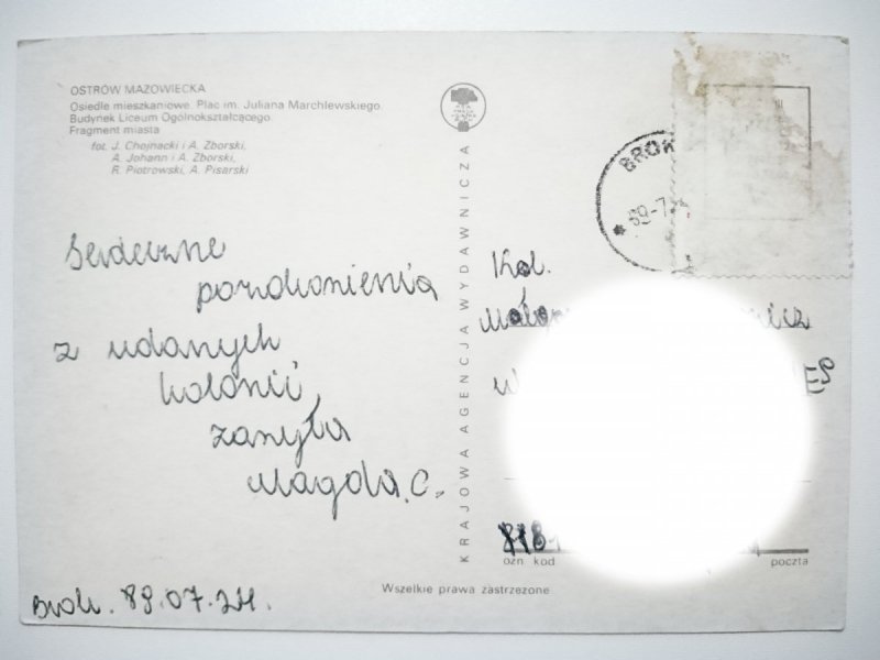 OSTRÓW MAZOWIECKA. OSIEDLE MIESZKANIOWE I INNE FOT. CHOJNACKI I INNI