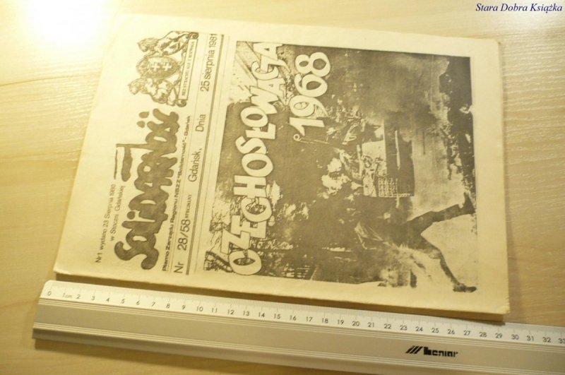 SOLIDARNOŚĆ NR 28/58 GDAŃSK DNIA 25 SIERPNIA 1981