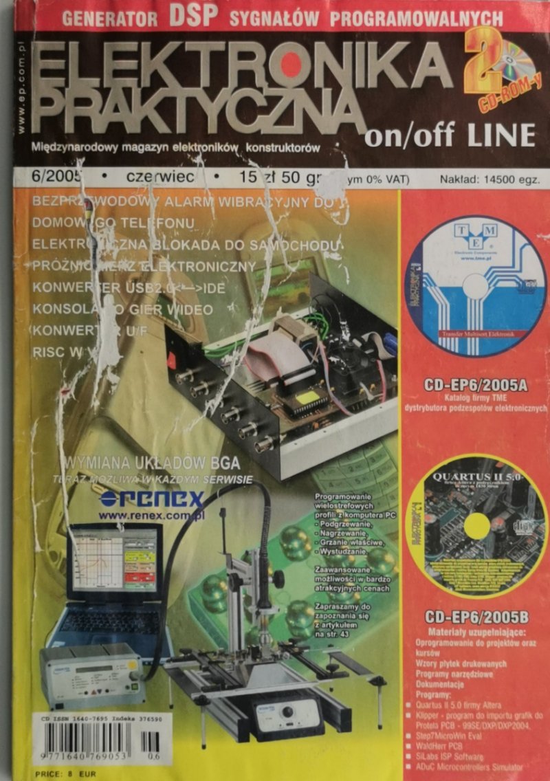 ELEKTRONIKA PRAKTYCZNA 6/2005 +2CD