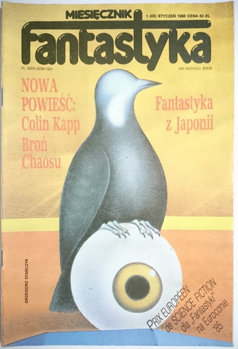 MIESIĘCZNIK FANTASTYKA NR 1 (40) STYCZEŃ 1986