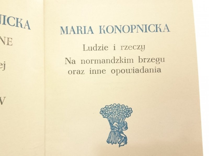 NOWELE TOM IV OPOWIADANIA SZKICE...Konopnicka 1976
