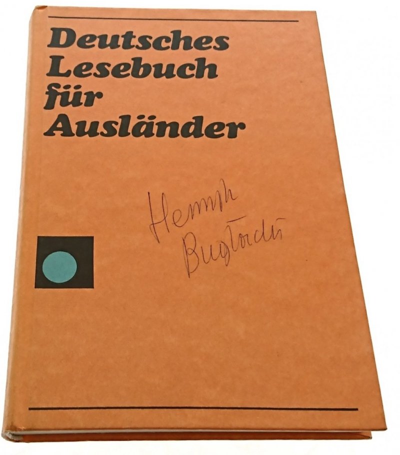 DEUTSCHES LESEBUCH FUR AUSLANDER 1989