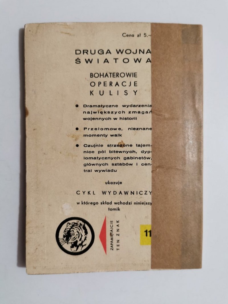 ŻÓŁTY TYGRYS: KIERUNEK ZAGŁĘBIE - Jan Alski 1967