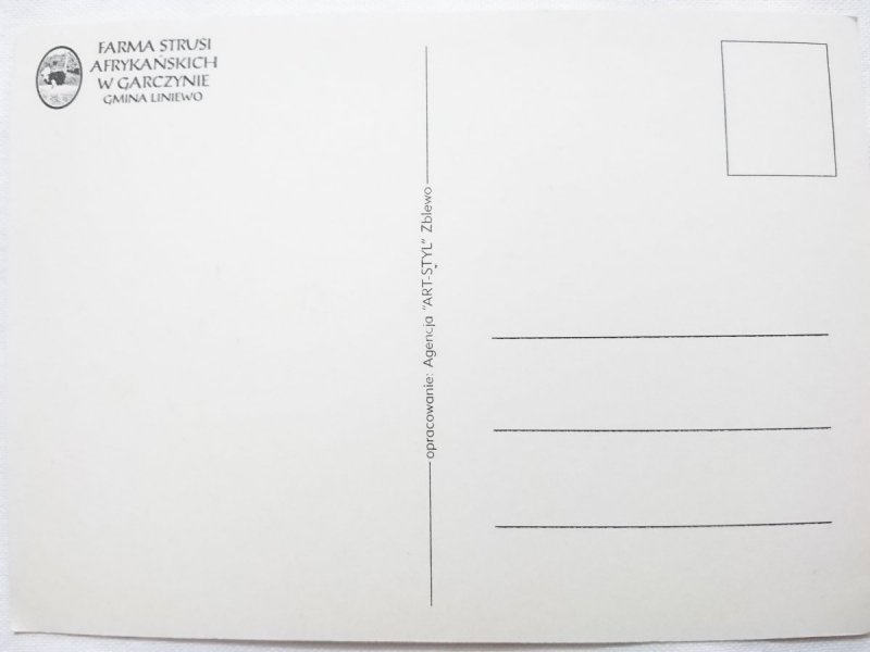 FARMA STRUSI AFRYKAŃSKICH W GARCZYNIE. GMINA LINIEWO
