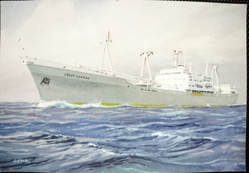 POLISH OCEAN LINES M/S JÓZEF CONRAD 8500 TDW-12 PASS. ACCOMM.