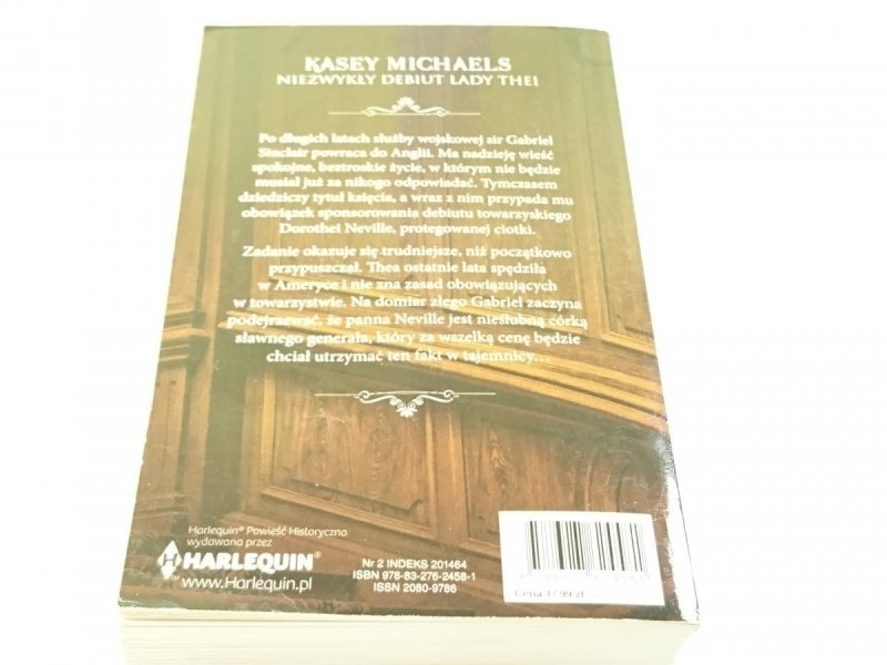 NIEZWYKŁY DEBIUT LADY THEI - Kasey Michaels 2017