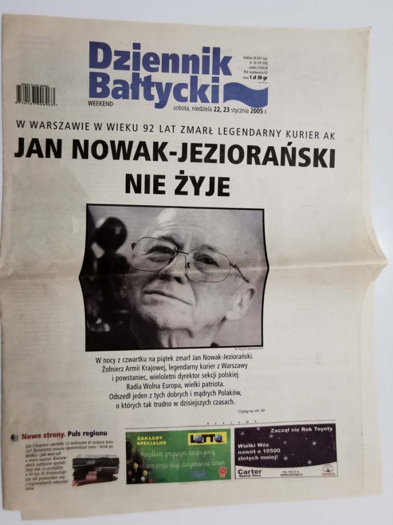 DZIENNIK BAŁTYCKI SOBOTA, NIEDZIELA 22, 23 STYCZNIA 2005 r.