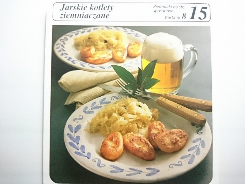 KARTA KULINARNA NR 8 JARSKIE KOTLETY ZIEMNIACZANE