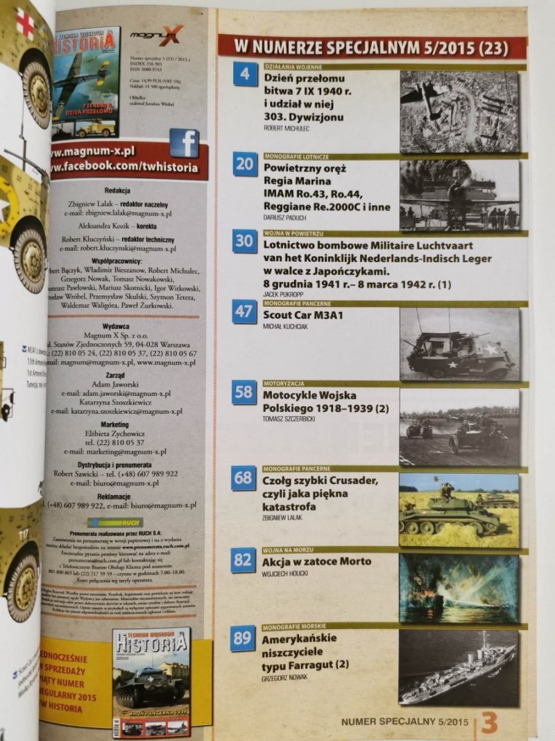 TECHNIKA WOJSKOWA HISTORIA NUMER SPECJALNY 5/2015