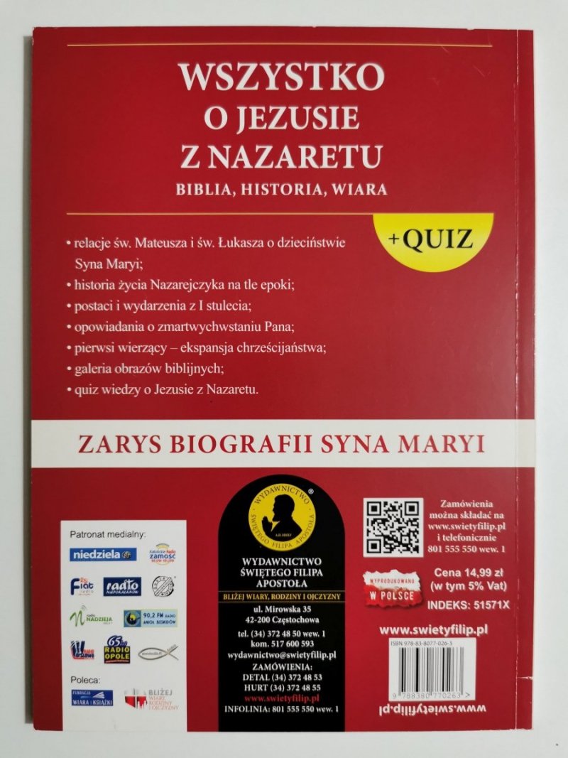 WSZYSTKO O JEZUSIE Z NAZARETU. BIBLIA HISTORIA WIARA 2018