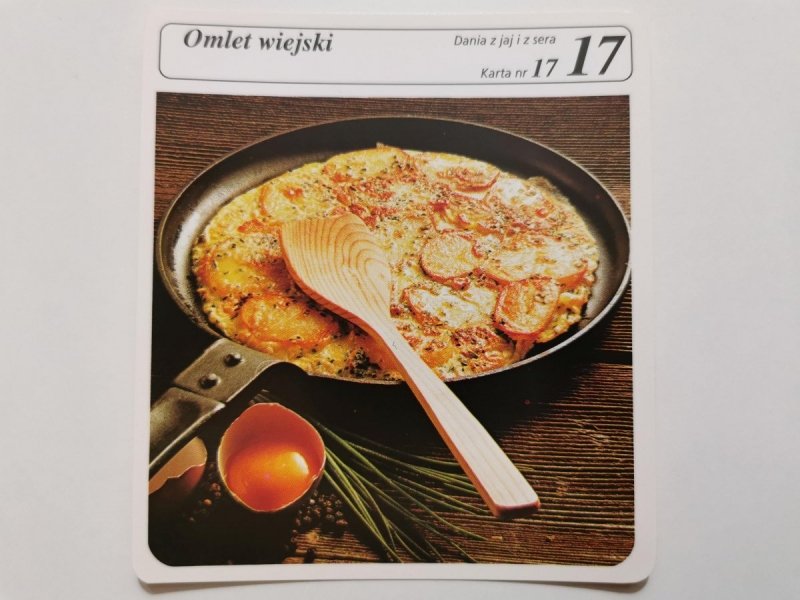 KARTA KULINARNA NR. 17 OMLET WIEJSKI
