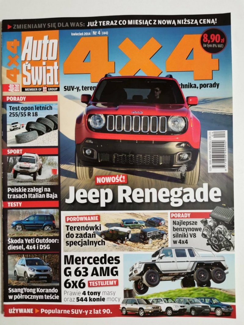 AUTO ŚWIAT 4X4 NR 4 (44) KWIECIEŃ 2014
