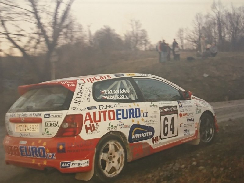 RAJD WRC 2005 ZDJĘCIE NUMER #163 HONDA CIVIC