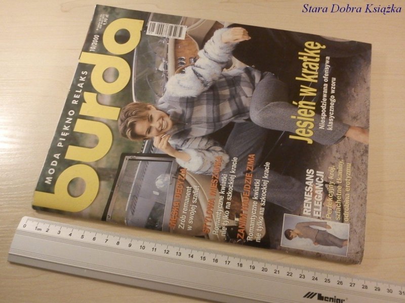 BURDA 10/2000 JESIEŃ W KRATKĘ