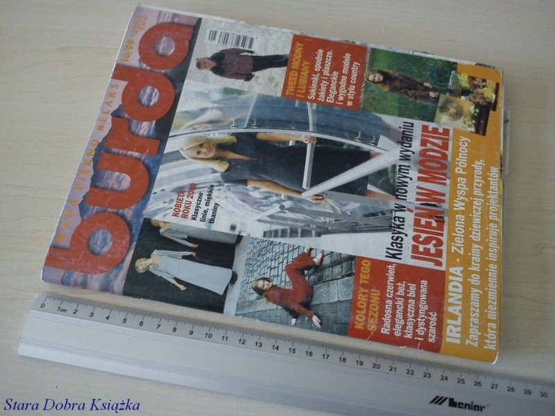 BURDA 10/99 KLASYKA W NOWYM WYDANIU. JESIEŃ MODZIE