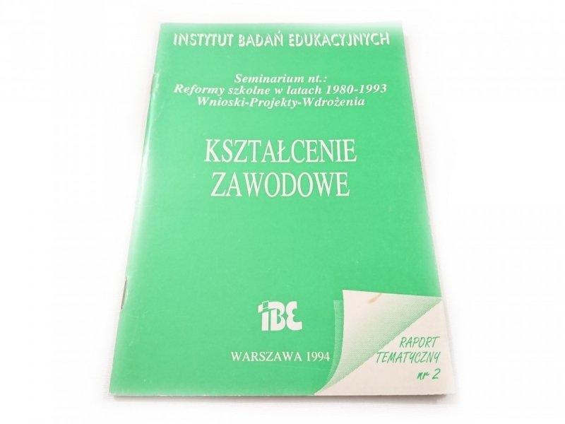 KSZTAŁCENIE ZAWODOWE - Stefan M. Kwiatkowski 1994