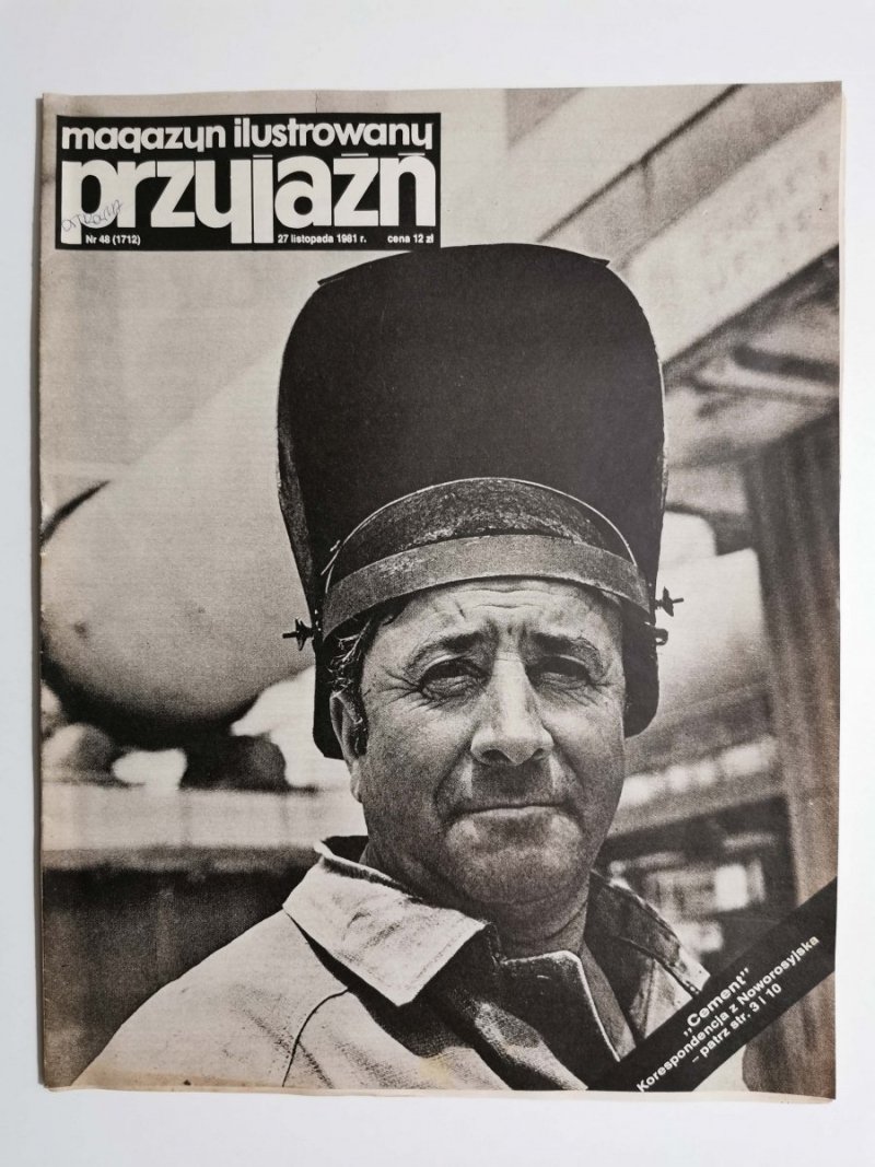 MAGAZYN ILUSTROWANY PRZYJAŹŃ NR 48 (1712) 27 LISTOPADA 1981 R.