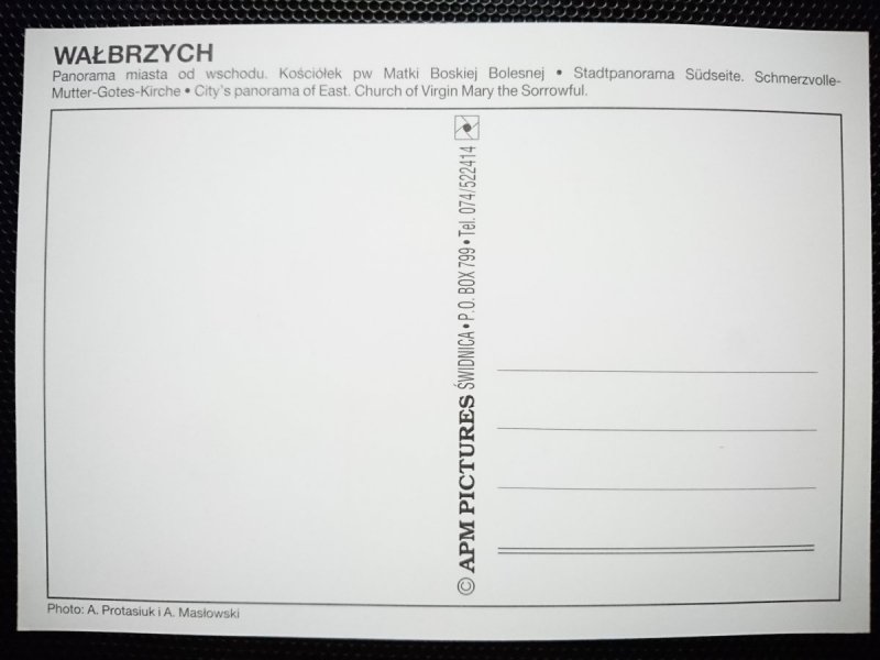 WAŁBRZYCH. PANORAMA MIASTA OD WSCHODU FOT. PROTASIUK, MASŁOWSKI