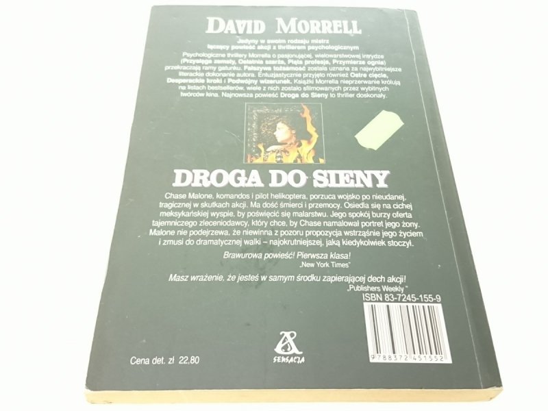 DROGA DO SIENY - David Morrell 1999