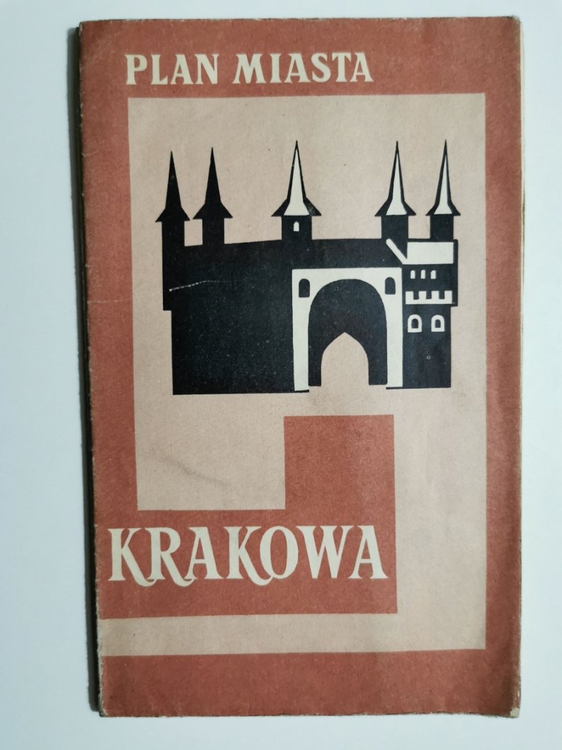 PLAN MIASTA KRAKOWA. 1965