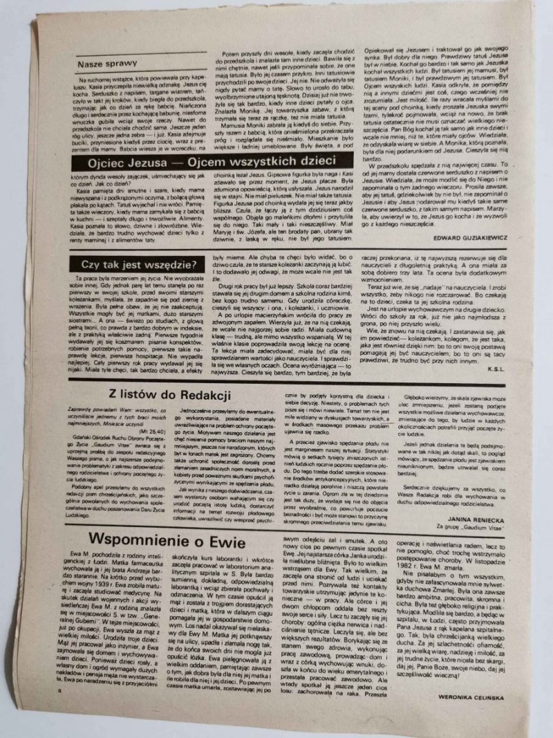 PRZEWODNIK KATOLICKI NR 9 POZNAŃ 26 II 1984