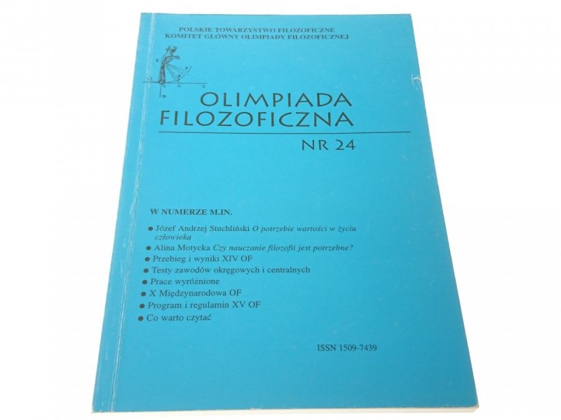 OLIMPIADA FILOZOFICZNA NR 24 - B. Kalisz (2004)