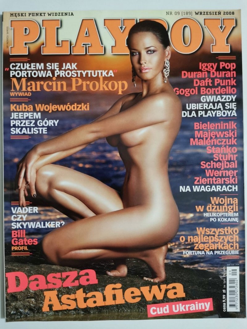 PLAYBOY NR 09 (189) WRZESIEŃ 2008 DASZA ASTAFIEWA 