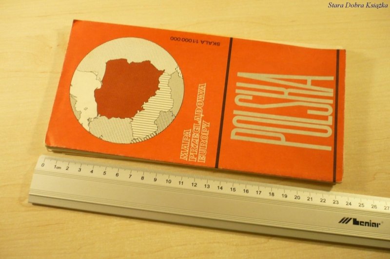 POLSKA. MAPA PRZEGLĄDOWA 1: 1 000 000 (1986)