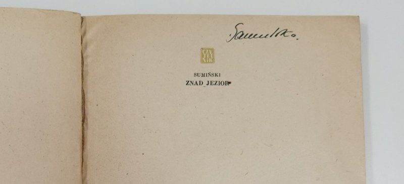 ZNAD JEZIOR - Michał Sumiński 1954