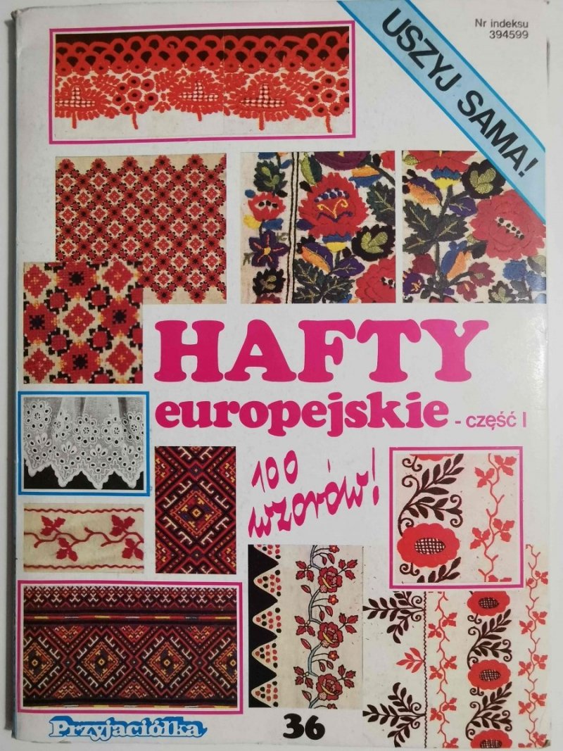 HAFTY EUROPEJSKIE 16 WZORÓW W TECZCE 