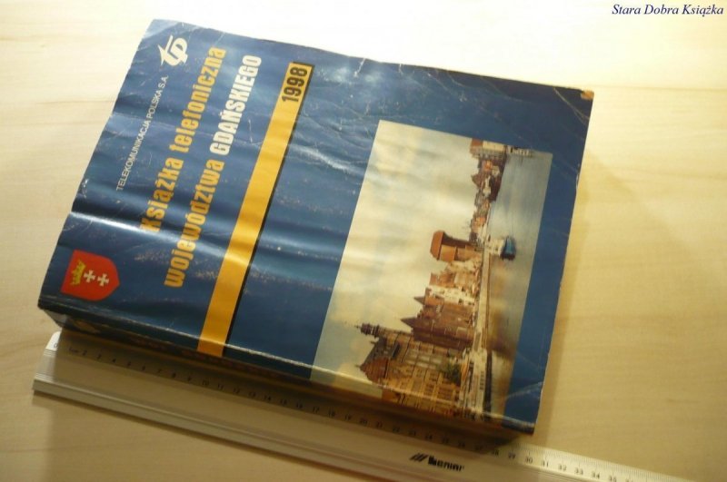 KSIĄŻKA TELEFONICZNA WOJEWÓDZTWA GDAŃSKIEGO 1998