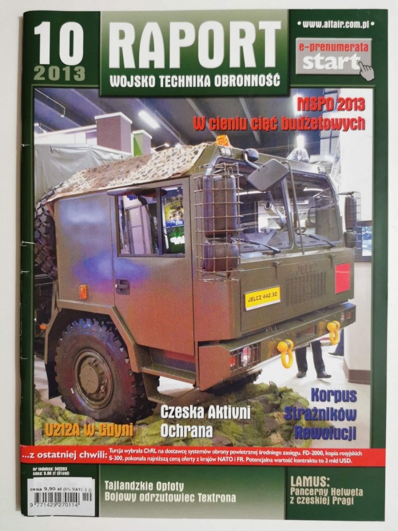 RAPORT NR 10/2013 CZESKA AKTIVNI OCHRANA