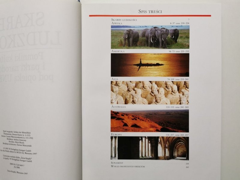 SKARBY LUDZKOŚCI. POMNIKI KULTURY I PARKI NARODOWE POD OPIEKĄ UNESCO 