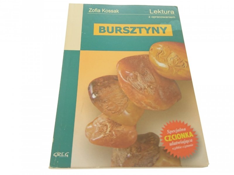 BURSZTYNY. LEKTURA Z OPRACOWANIEM - Zofia Kossak