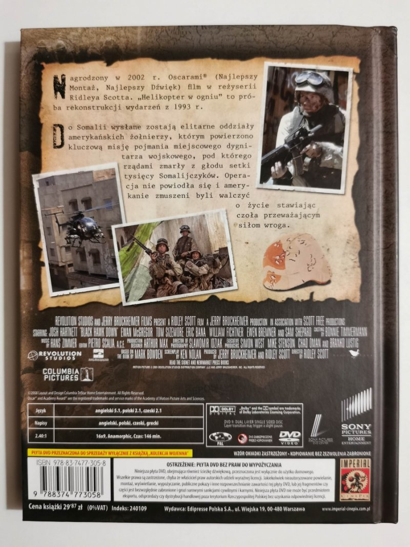 DVD. HELIKOPTER W OGNIU