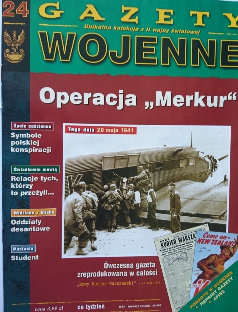 GAZETY WOJENNE 24 OPERACJA 'MERKUR'