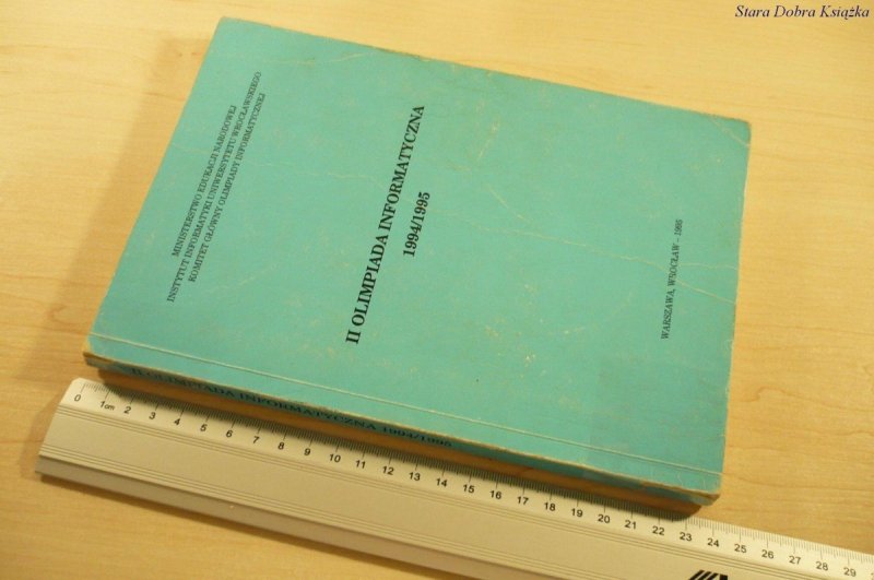 II OLIMPIADA INFORMATYCZNA 1994/1995